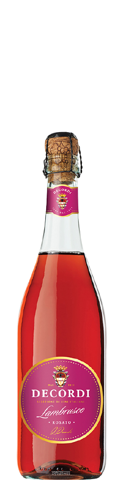 Lambrusco rosato amabile - VINICOLA DECORDI -Provincia di Mantova IGT