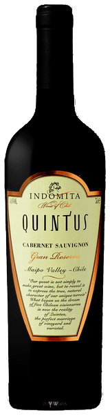 Quintus Cabernet Sauvignon 2016 - INDOMITA